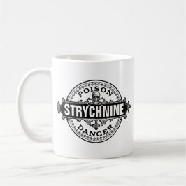 Strychnine-Vintager Art-Gift-Aufkleber Tasse