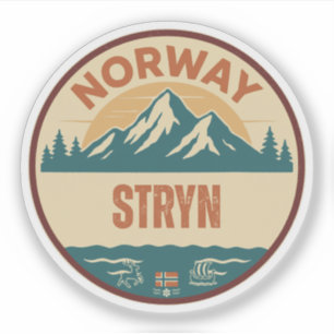Stryn, Norwegen Norwegen Aufkleber