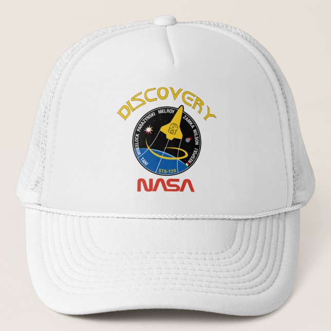 STS 120 Discovery Truckerkappe (Vorderseite)