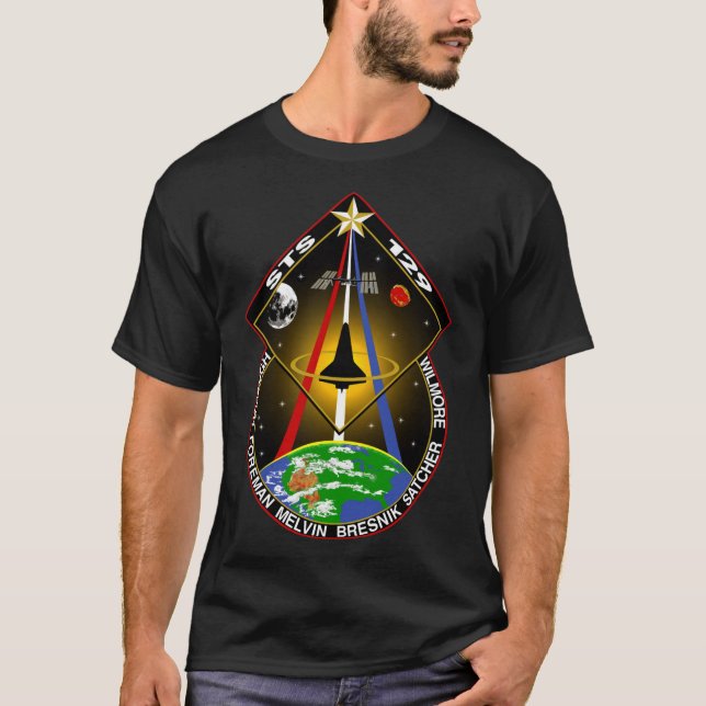 STS 129 T-Shirt (Vorderseite)