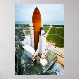 STS-135 Space Shuttle Atlantis Launch Poster