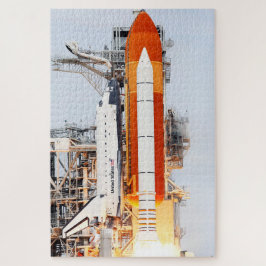 STS-135 Space Shuttle Atlantis Side Foto Launch Puzzle