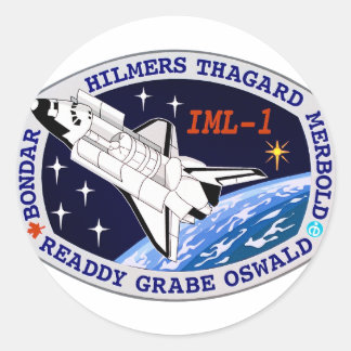 STS-42-Dienstzeichen Runder Aufkleber
