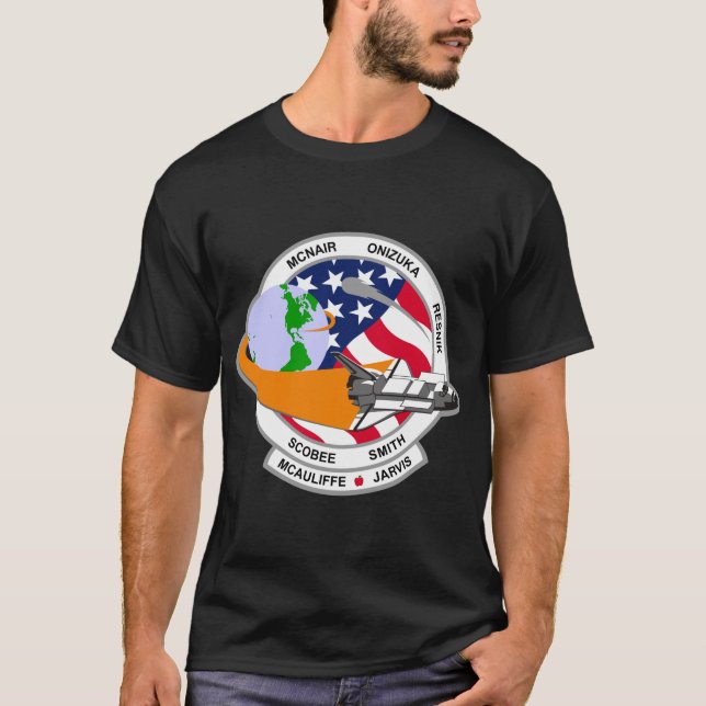 STS-51-L FLECKEN T-Shirt (Vorderseite)