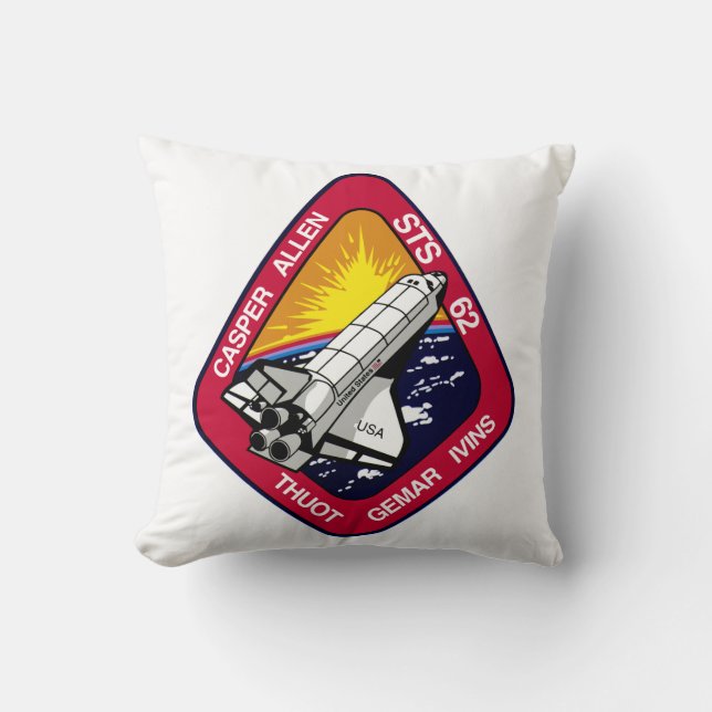 STS-62 MISSION PATCH KISSEN (Vorderseite)