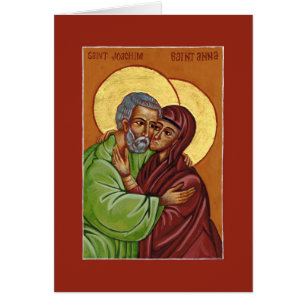Sts Joachim & Anna Icon Liebe Card