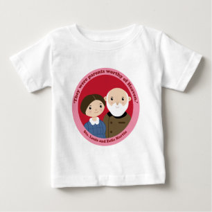 Sts. Louis und Zelie Martin Baby T-shirt