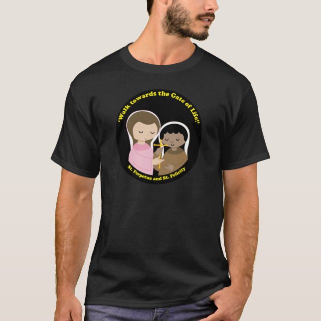 Sts. Perpetua und Felicity T-Shirt (Vorderseite)
