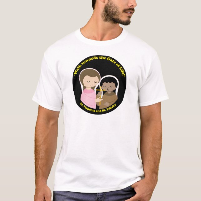 Sts. Perpetua und Felicity T-Shirt (Vorderseite)