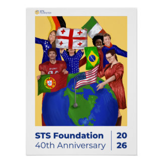 STS-Stiftungsjubiläumsplakat 40. Jahrestag Poster