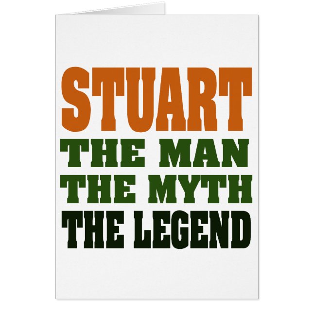 STUART - der Mann, der Mythos, die Legende (Vorne)