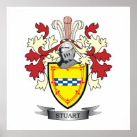 Stuart Familienwappen Coat of Arms