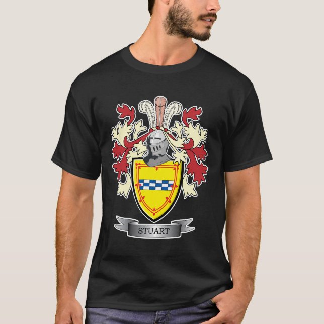 Stuart-Familienwappen-Wappen T-Shirt (Vorderseite)