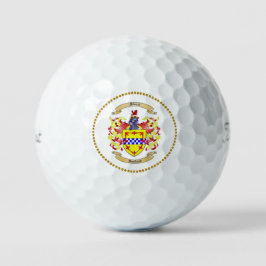 Stuart Family Coat of Arms Golf Balls Golfball