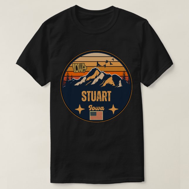 Stuart, Iowa T-Shirt (Design vorne)