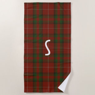 Stuart of Brute Tartan Kariert Beach Towel Strandtuch