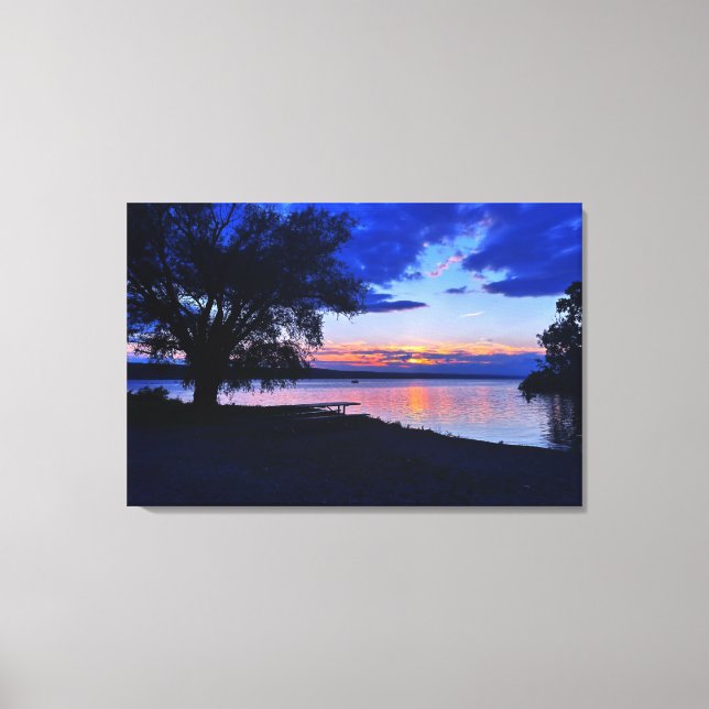 STUART PARK CAYUGA LAKE CANVAS DRUCKEN LEINWANDDRUCK (Vorderseite)