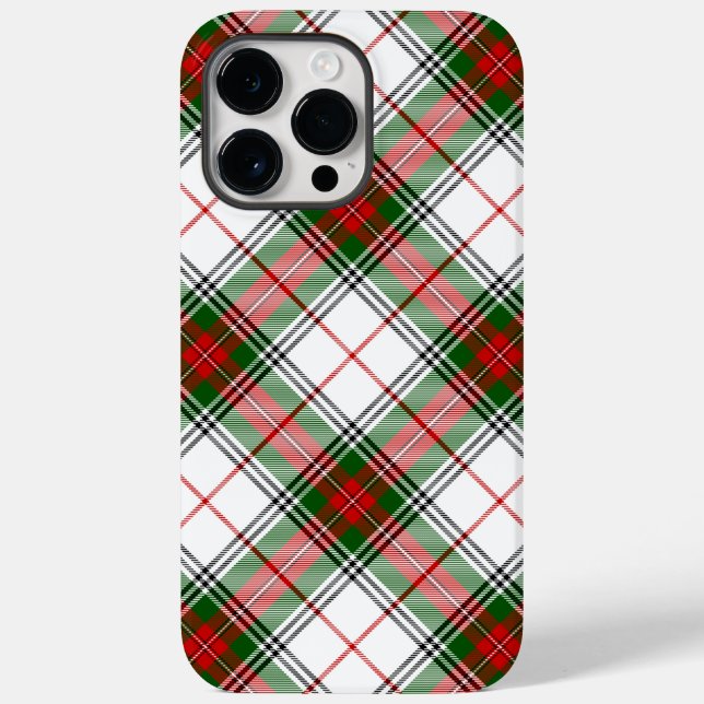 Stuart / Stewart Red Green Kariert Case-Mate iPhone Hülle (Rückseite)