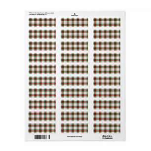 Stuart / Stewart tartan, weiß grün kariert