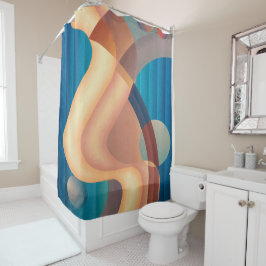 Stuart Walker - Komposition Nr. 61 Duschvorhang