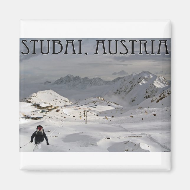 Stubai Glacier Magnet (Vorne)