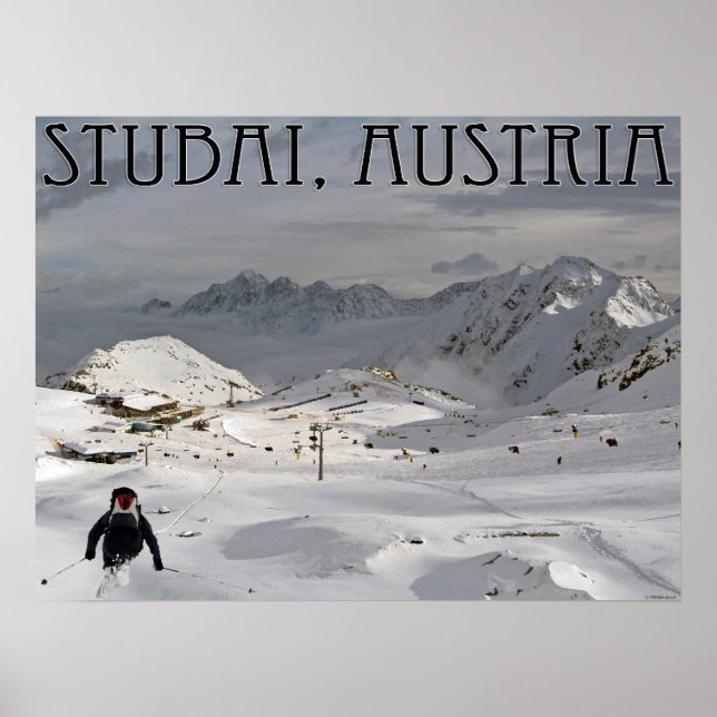 Stubai Glacier Poster (Vorne)