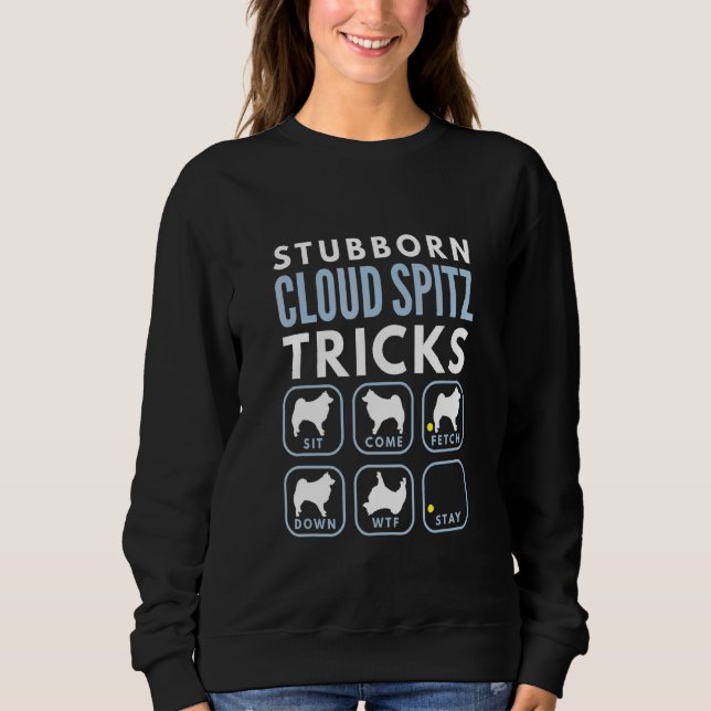 Stubborn - American Eskimo Dog Tricks - Dog Traini Sweatshirt (Vorderseite)