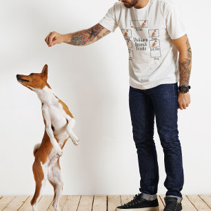Stubborn Basenji Tricks Spaß Funny Dog Red T-Shirt