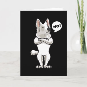 Stubborn Berger Blanc Suisse Karte