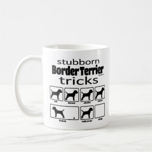 Stubborn Border Terrier Tricks Kaffeetasse