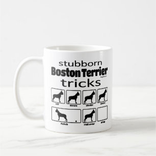 Stubborn Boston Terrier Tricks Kaffeetasse