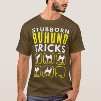 Stubborn Buhund Tricks - Hundetraining Premium T-Shirt