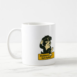 "Stubborn but Stylish" Tasse - Funny Border Collie