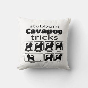 Stubborn Cavapoo Tricks Kissen