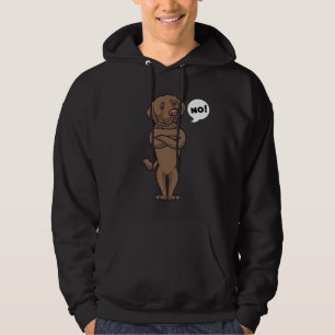 Stubborn Chesapeake Bay Retriever Dog lustig Hoodie