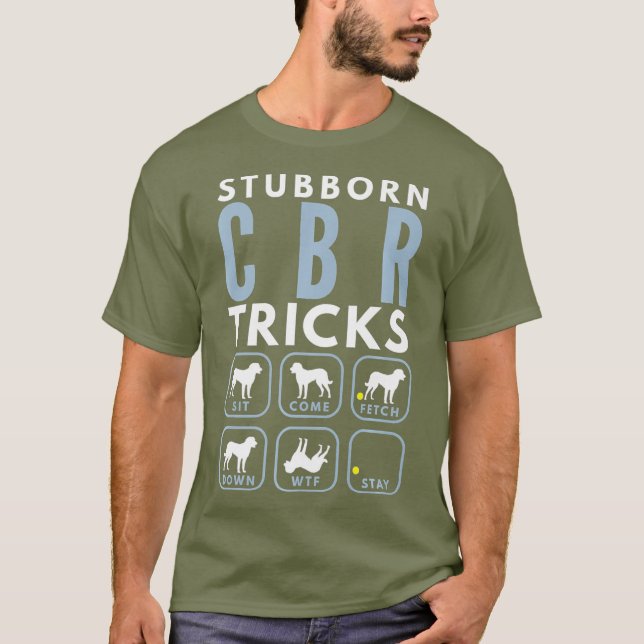 Stubborn Chesapeake Bay Retriever Tricks - Hund T-Shirt (Vorderseite)