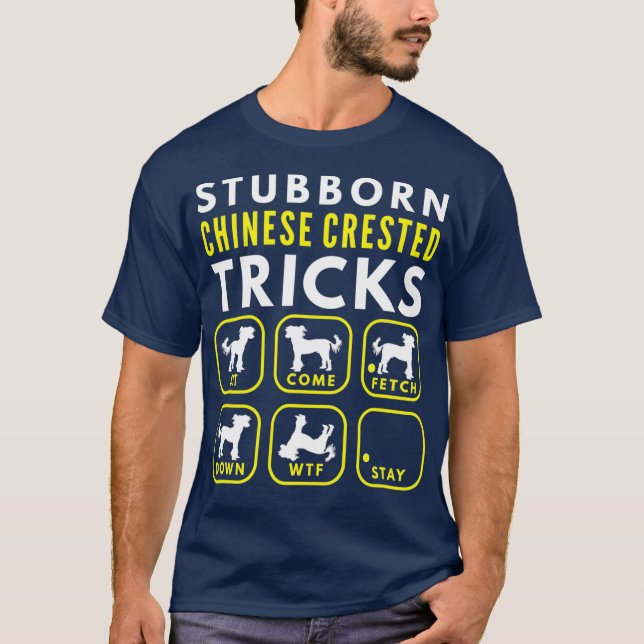 Stubborn - Chinesische Zaubertricks - Hundetrainin T-Shirt (Vorderseite)