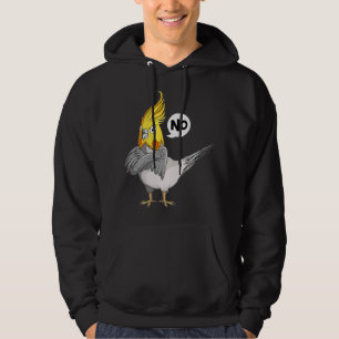 Stubborn Cockatiel Bird Liebhaber von Kindern Frau Hoodie