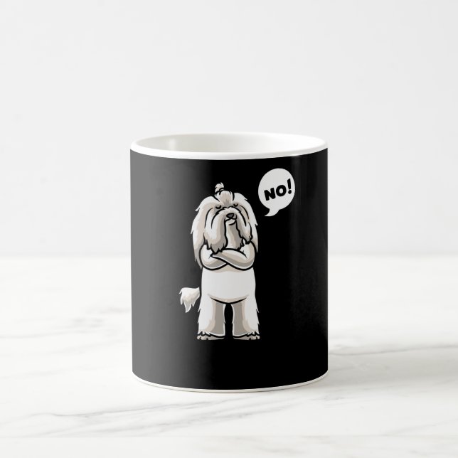Stubborn Coton de Tulear Dog lustig Kaffeetasse (Mittel)