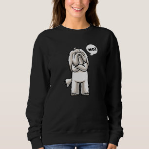 Stubborn Coton de Tulear Dog lustig Sweatshirt
