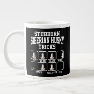 Stubborn Dog Tricks Sibirische Husky Hund Mama Tri Jumbo-Tasse