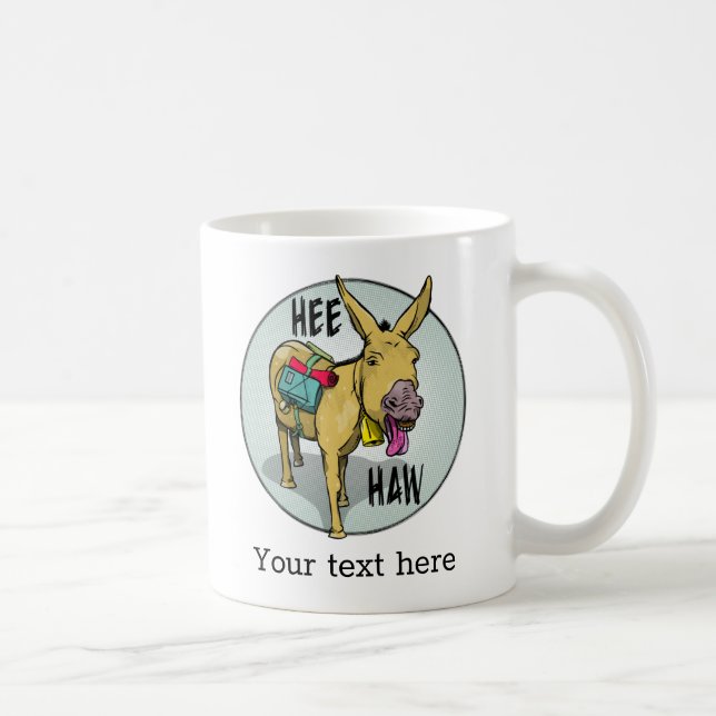 Stubborn Donkey Kaffeetasse (Rechts)