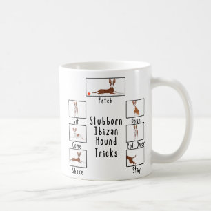Stubborn Ibizan Hound Tricks Podenco Hundezucht Kaffeetasse