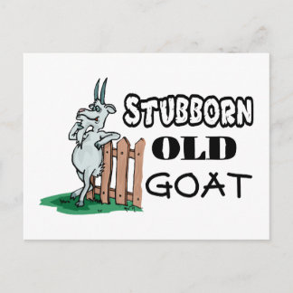 Stubborn Old Goat Postkarte