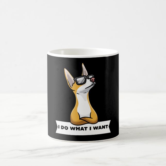 Stubborn Podenco Hund Kaffeetasse (Mittel)