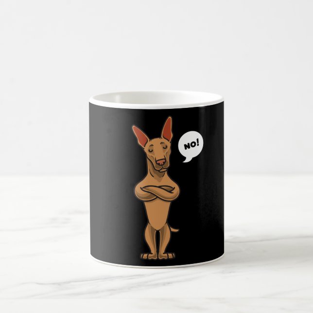 Stubborn Podenco Hundegeschenk Kaffeetasse (Mittel)