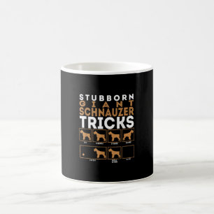 Stubborn Riesenschnauzer Dog Tricks Graphic Kaffeetasse