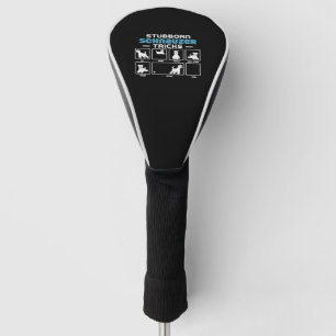 Stubborn Schnauzer Tricks Golf Headcover