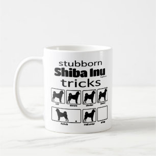 Stubborn Shiba Inu Tricks Kaffeetasse