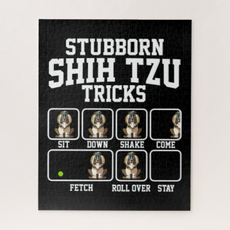 Stubborn Shih Tzu Dog Tricks Puzzle
